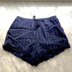 Tularosa Vacay Shorts in Navy Stripe